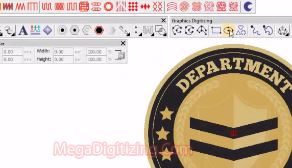 Ellipse-tools-digitizing