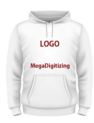 Hoodies Logo Embroidery Digitizing