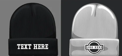 Beanie Logo Embroidery Digitizing