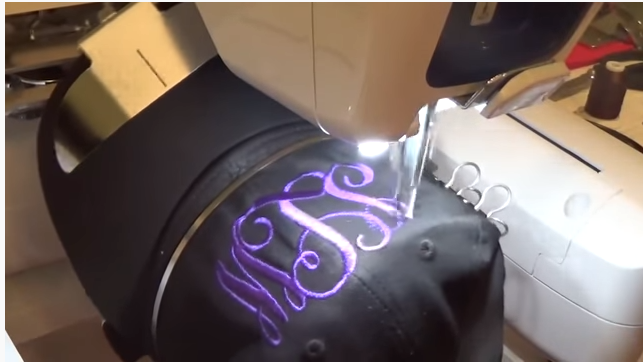 custom-hat-on-embroidery-machine