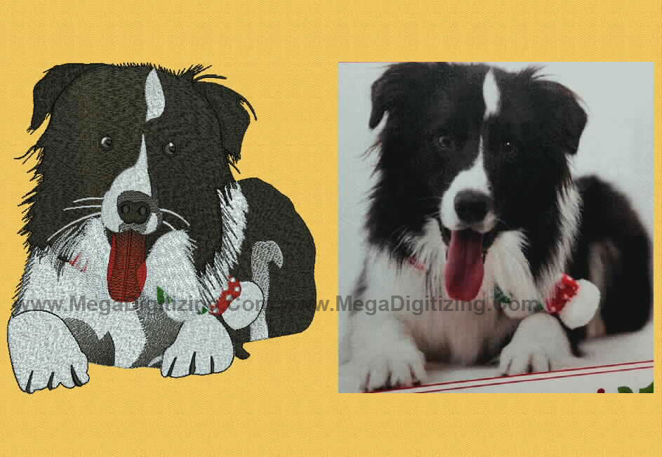 Dog Logo Digitizing